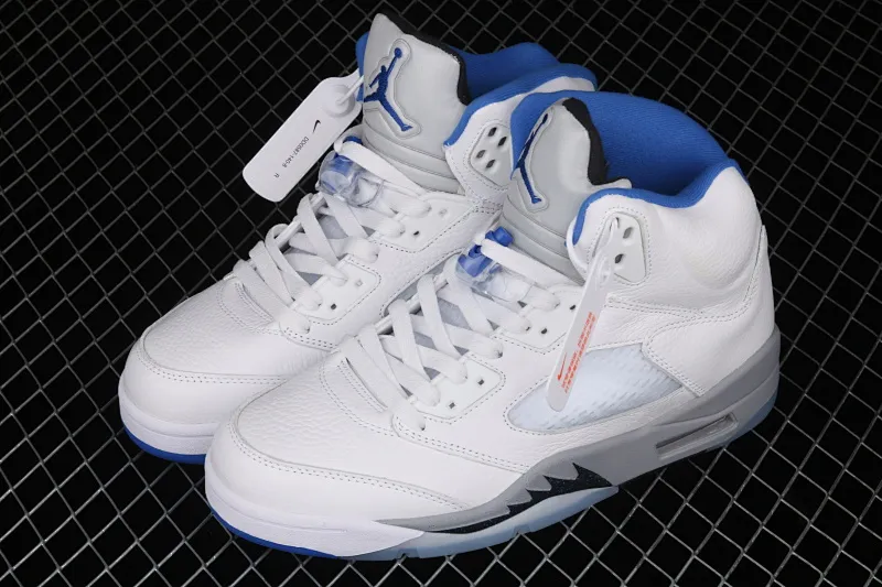 All categories Air Jordan Jordan series basketball shoes Air Jordan 5 J version Air Jordan 5 "Stealth 2.0" AJ5 Joe 5 white and blue color DD0587-140